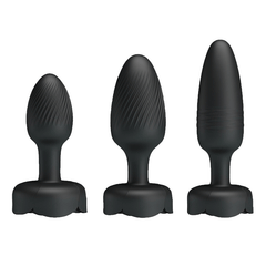 PRETTY LOVE|炫彩10頻 震動後庭塞|伸縮震動後庭塞