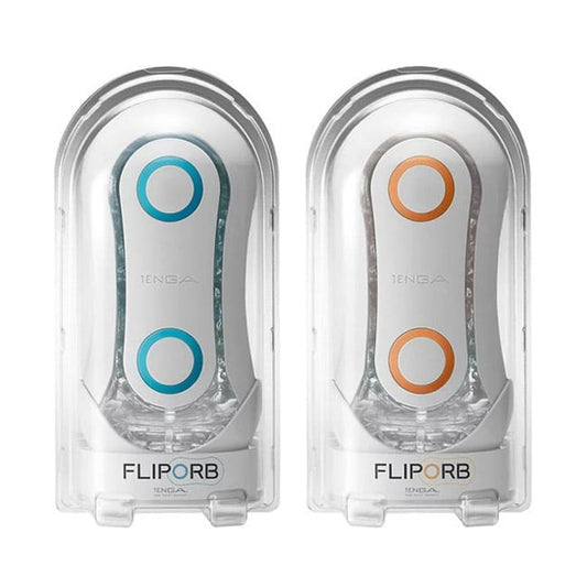 TENGA|FLIP ORB動感彈球|ORANGE CRASH/橙 BLUE RUSH/藍|飛機杯 自慰杯