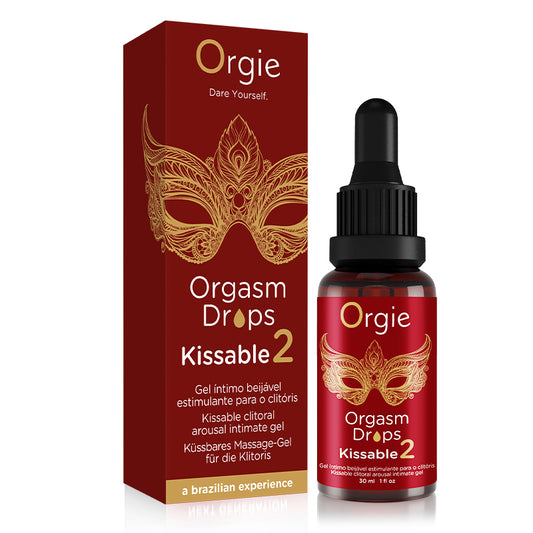 葡萄牙 Orgie｜ORGASM DROPS KISSABLE 2代 可食用 加強版高潮液 男女可用- 30ml