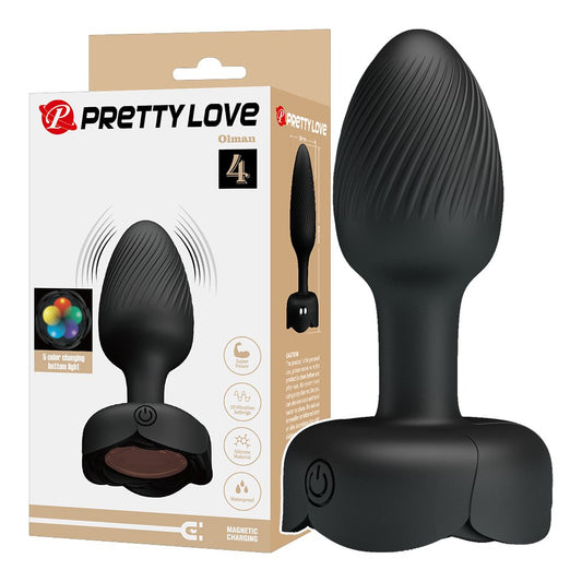 PRETTY LOVE｜炫彩10頻 震動後庭塞｜伸縮震動後庭塞