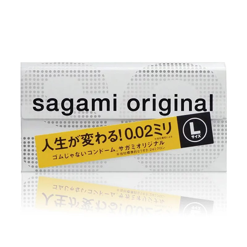 Sagami ｜相模元祖 0.02 超激薄 L-加大 保險套｜衛生套 12入裝