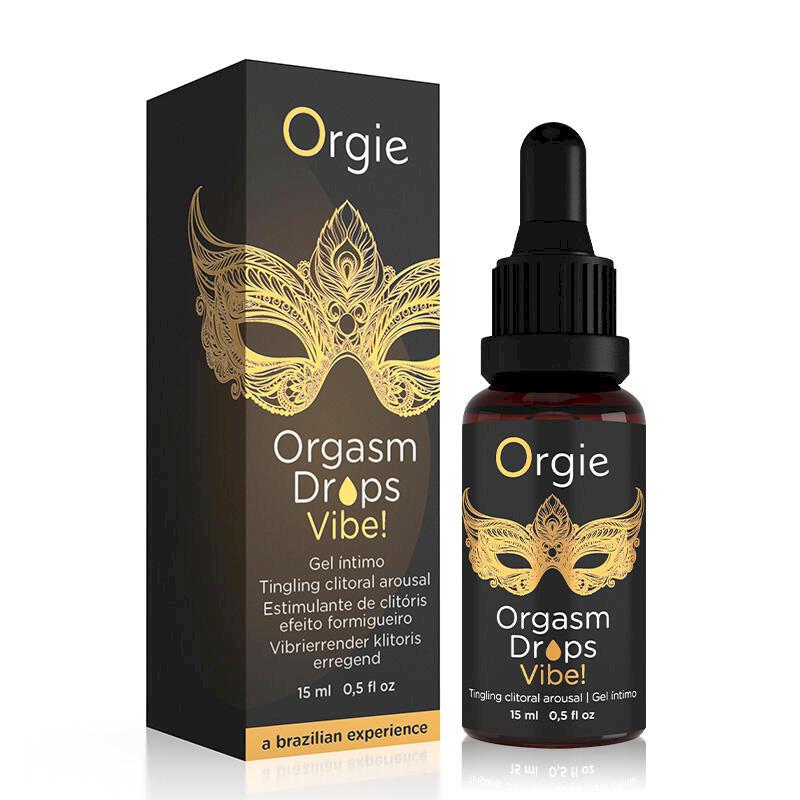 葡萄牙 Orgie｜Orgasm Drops Vibe! 小金瓶 女用挑逗蜜豆快感高潮液 | 熱感口交凝膠