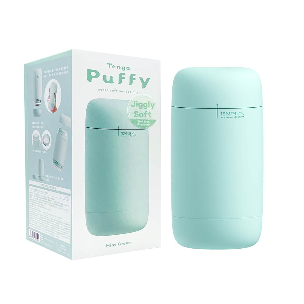 TENGA｜Puffy悠柔杯｜棉花糖觸感｜重複性飛機杯 自慰杯