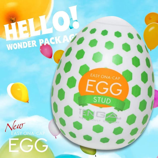 TENGA｜歡樂螺點挺趣蛋｜EGG-W02 隨身自慰器